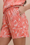 Zivame Knit Cotton Short Set - Burnt Coral — thumbnail 7